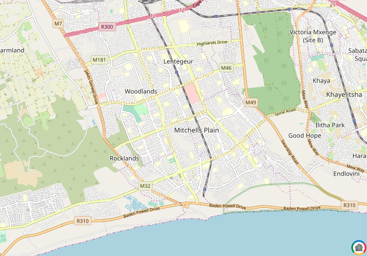 Map location of Portland